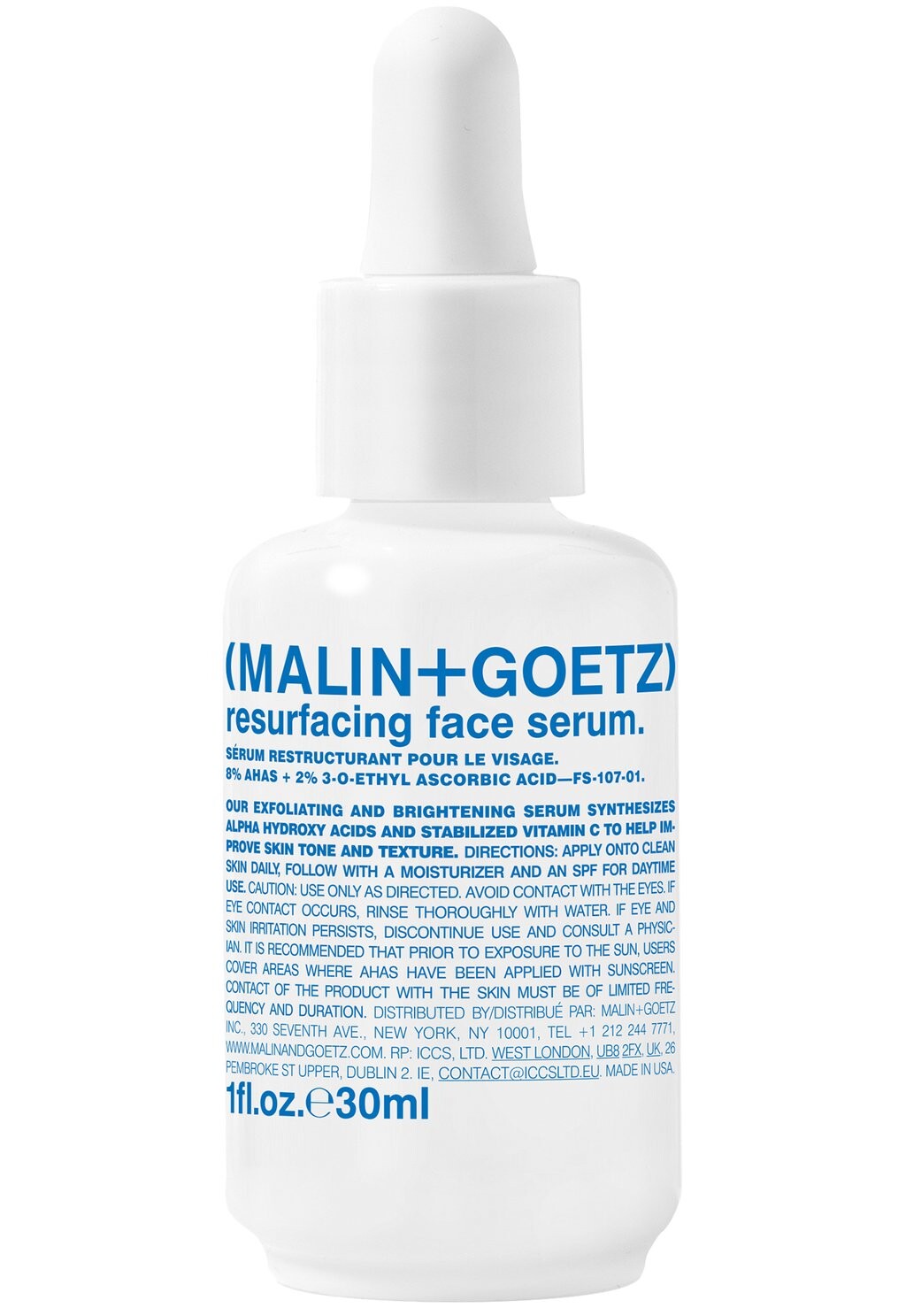 Сыворотка FEUCHTIGKEITSSERUM RESURFACING FACE SERUM MALIN+GOETZ