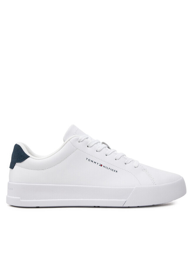 

Кроссовки Th Court Leather Grain Ess Tommy Hilfiger, белый