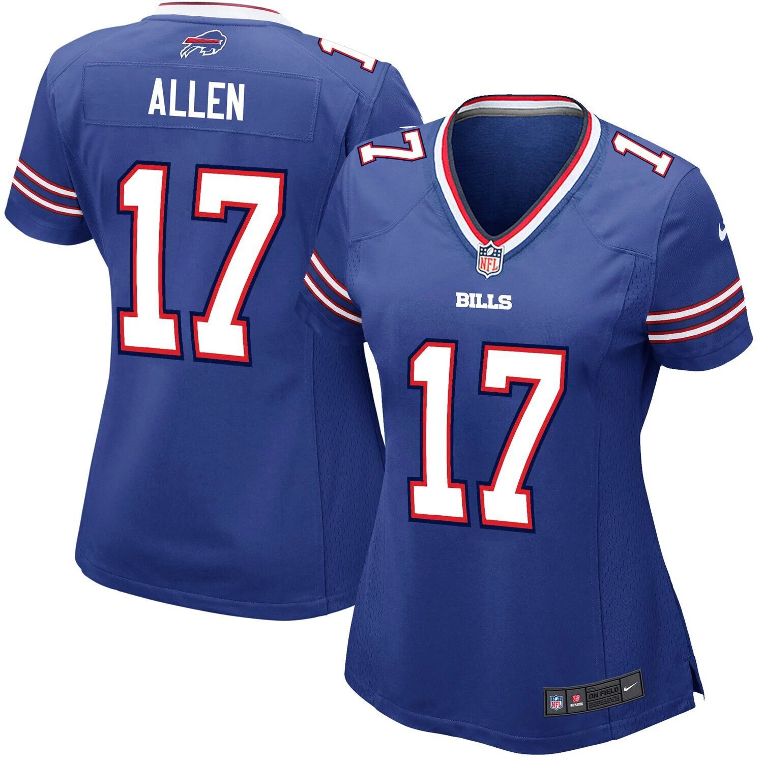 

Женский трикотаж Nike Josh Allen Royal Buffalo Bills Game Player Nike