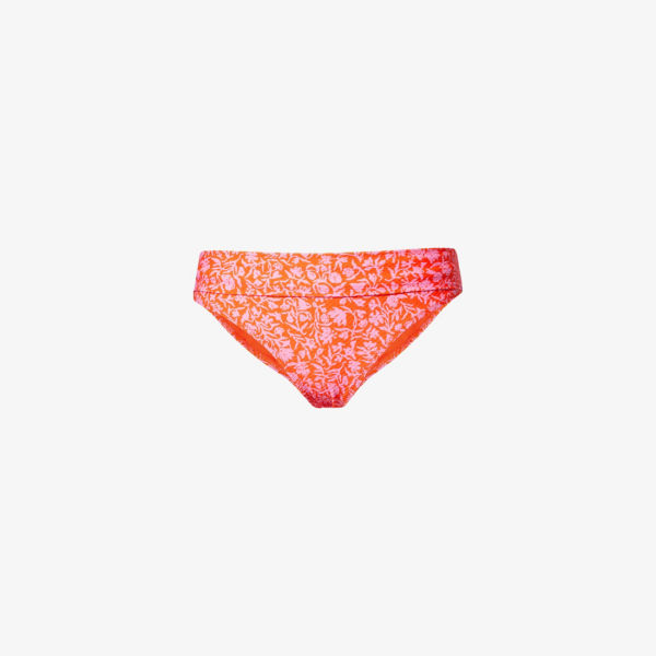 Плавки бикини limpopo с отложками из эластичного переработанного полиамида Heidi Klein, цвет prt цена и фото