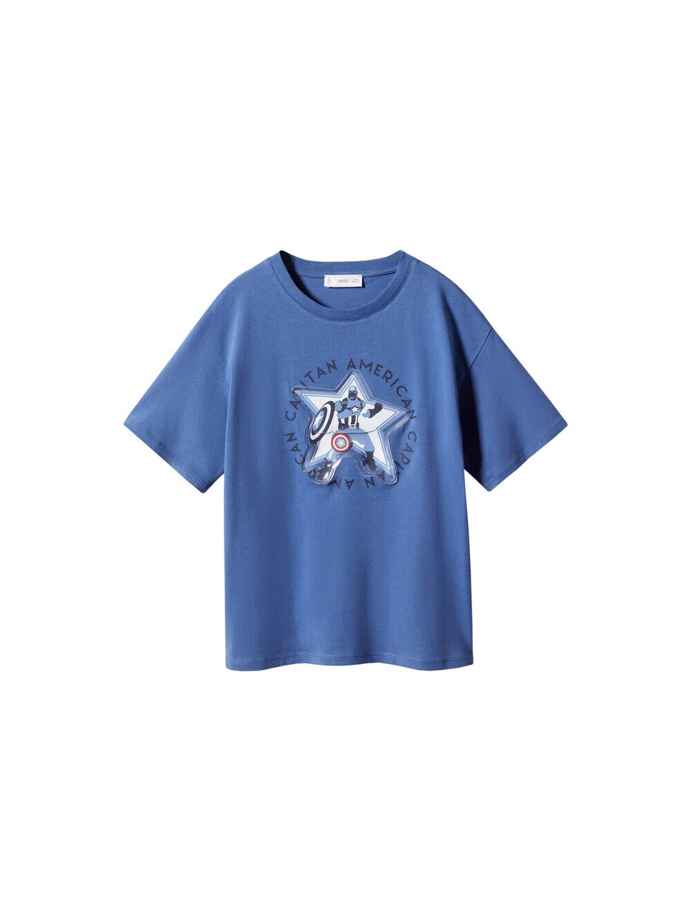 

Футболка MANGO KIDS AQUAHERO, синий