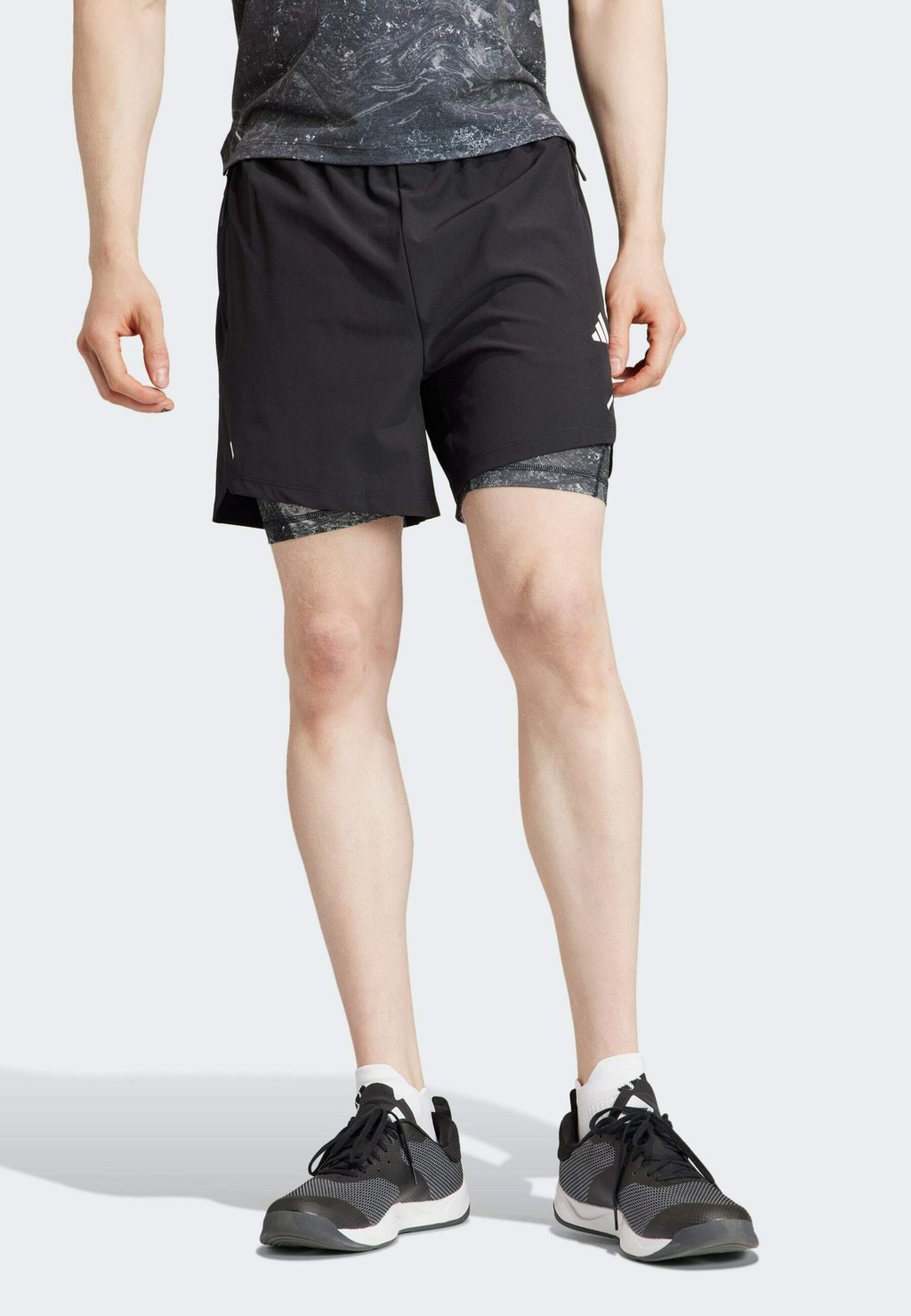 Спортивные шорты 2IN1 adidas Performance, черный