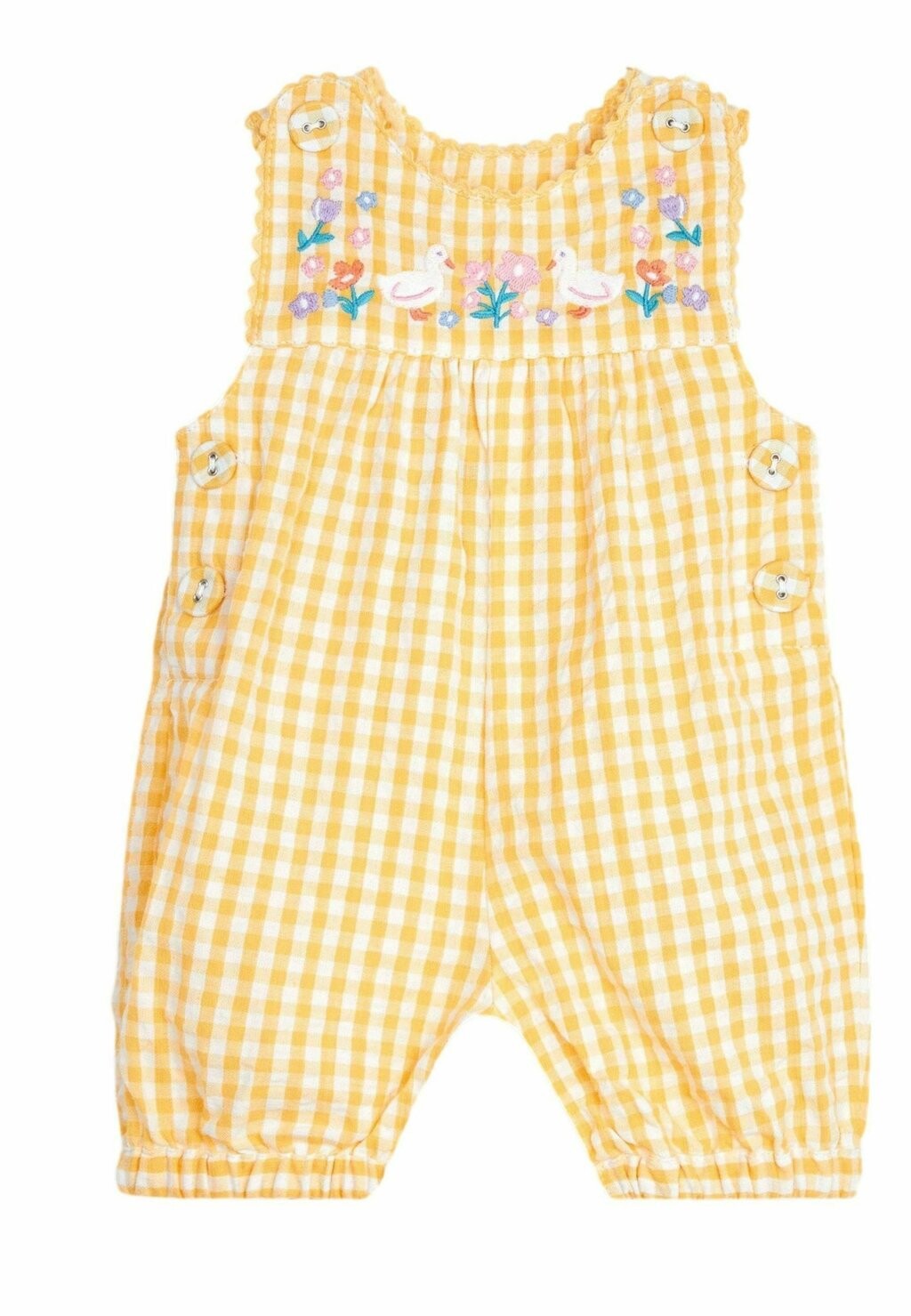 

REGULAR FIT Appliqué Gingham JoJo Maman Bébé, Брюки-уздечки желтый