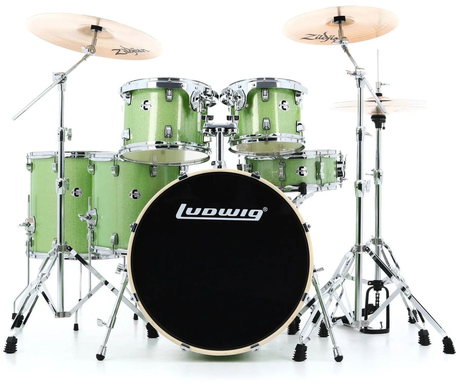 

Ударная установка Ludwig Element Evolution, 6 предметов — Mint Sparkle