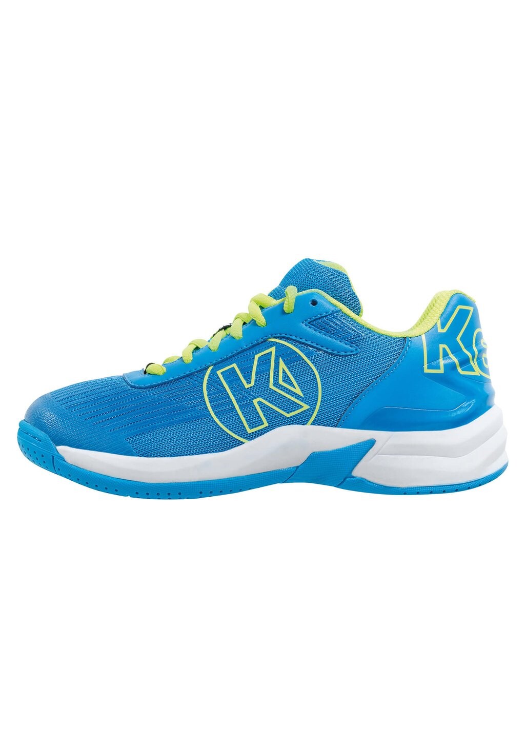 

Кроссовки для гандбола ATTACK Kempa, цвет kempablue fluo yellow