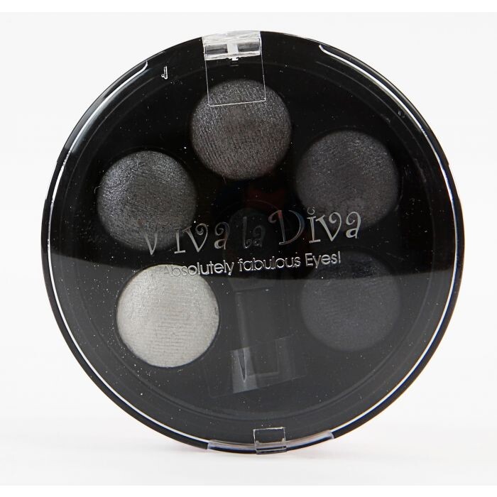 

Тени для век Paleta de Sombras Quinquet Viva La Diva, 01 Smoky