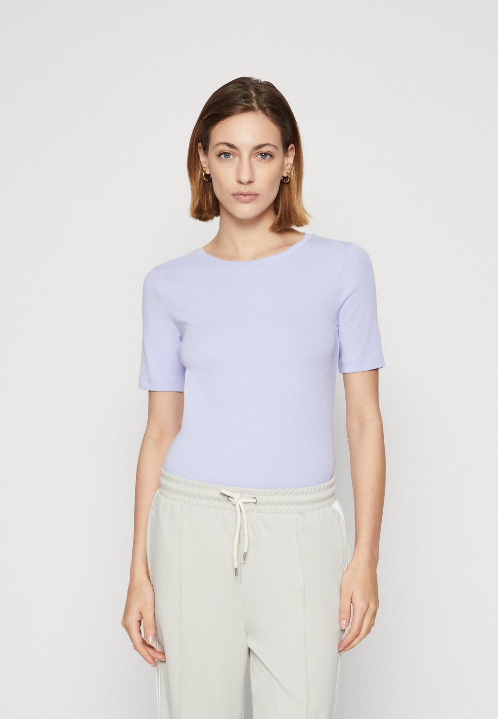 

Футболка с принтом CREW GAP, цвет fresh lavender