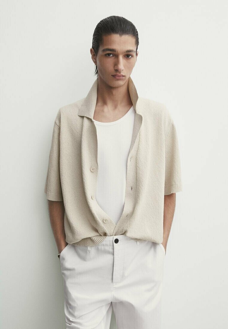 

Рубашка Massimo Dutti, цвет beige