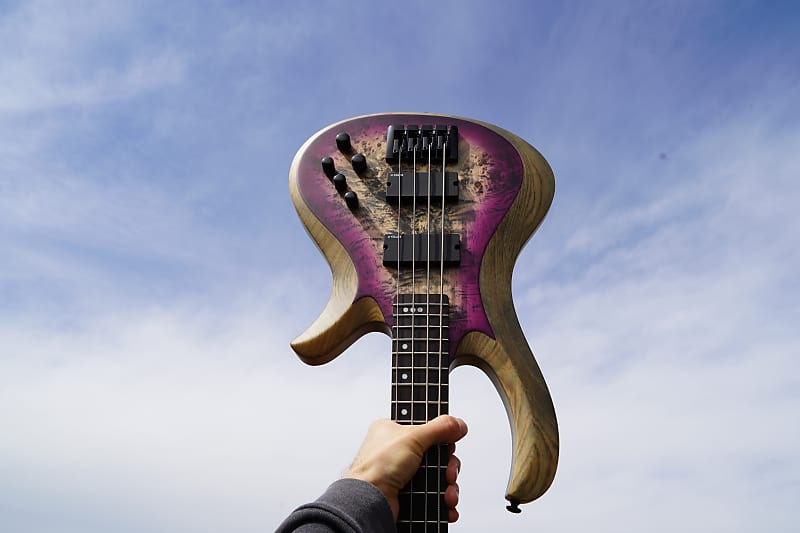 цена Басс гитара Schecter DIAMOND SERIES Riot-4 - Aurora Burst 4-String Electric Bass Guitar