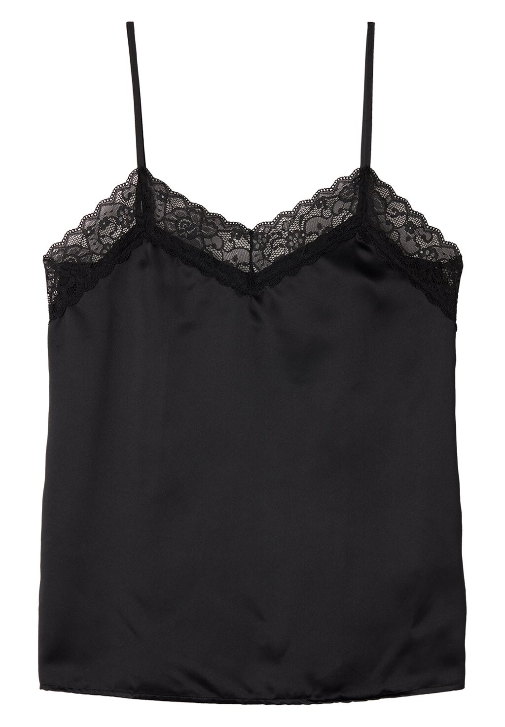 

Майка/рубашка SPAGHETTI STRAPS V NECK Tezenis, цвет nero