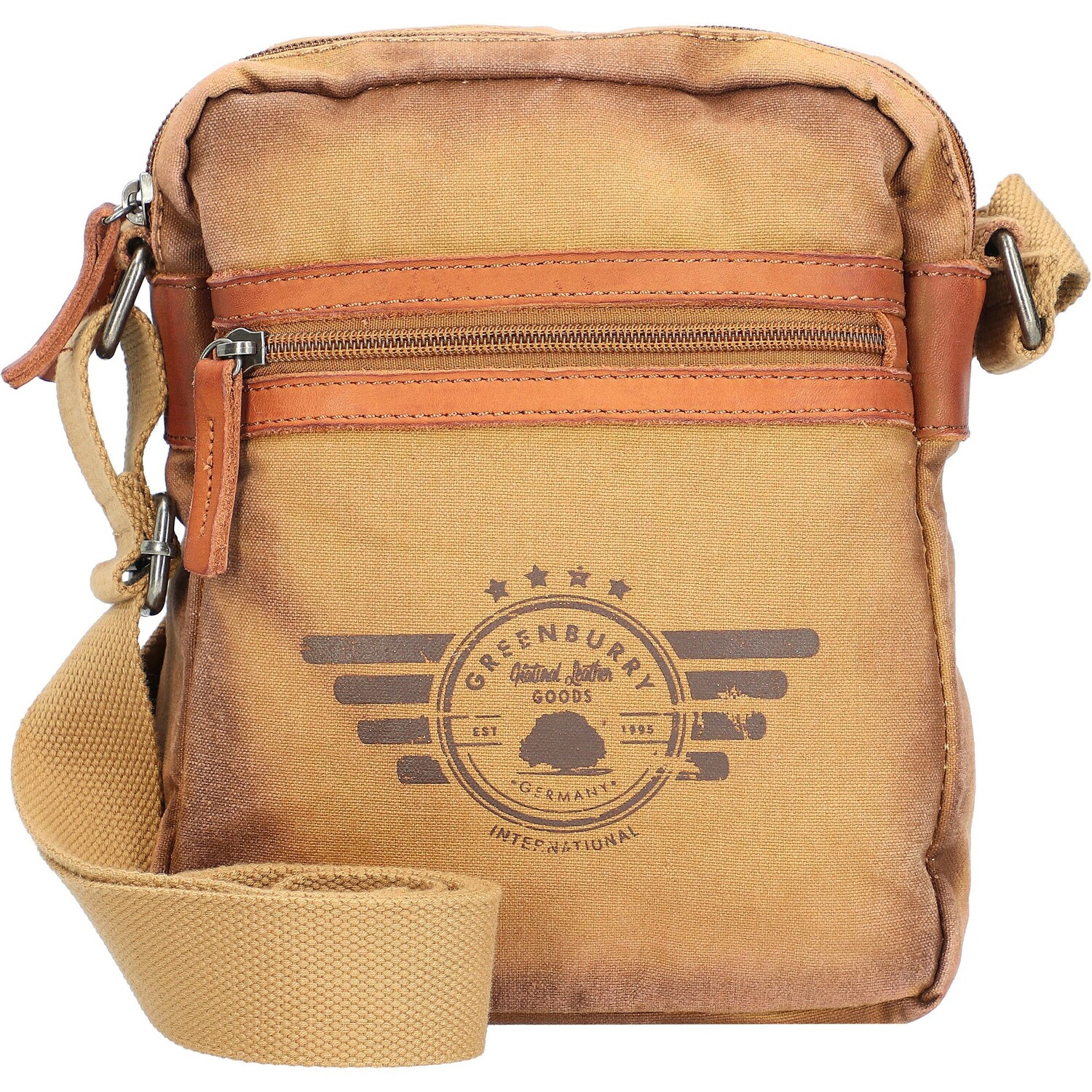 

Сумка через плечо Greenburry Vintage Aviator 20 см, кэмел