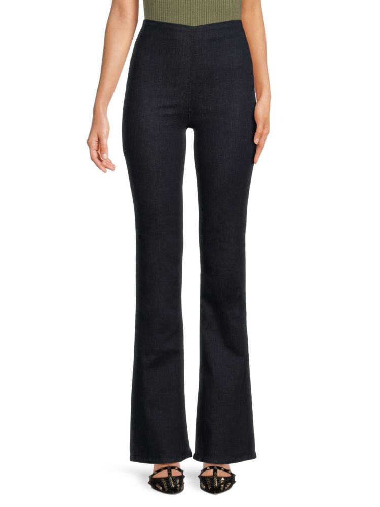 

Расклешенные джинсы Nina с высокой посадкой Rag & Bone, цвет Rinse Navy