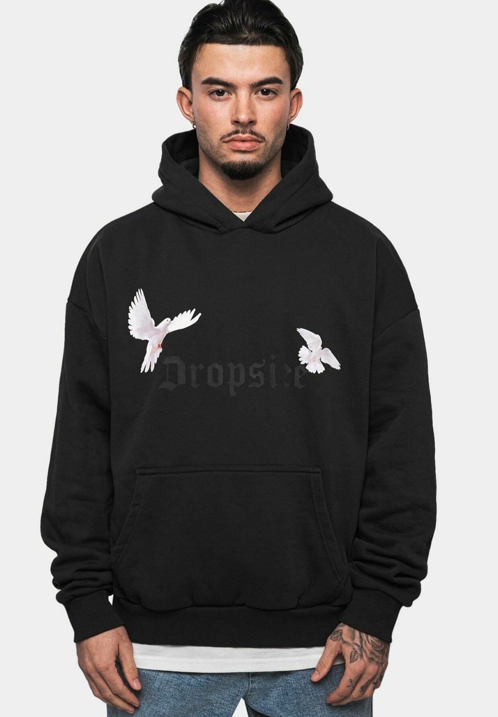 

Толстовка Heavy Doves Dropsize, цвет washedblack