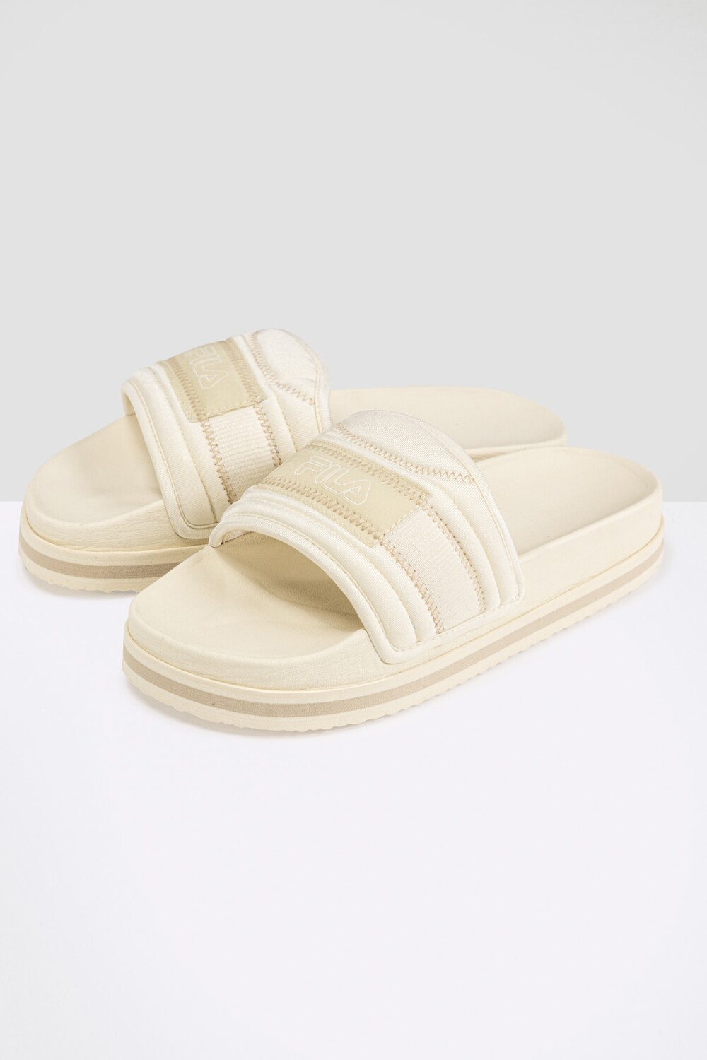 

Мюли - Белый - Плоская подошва Fila, белый