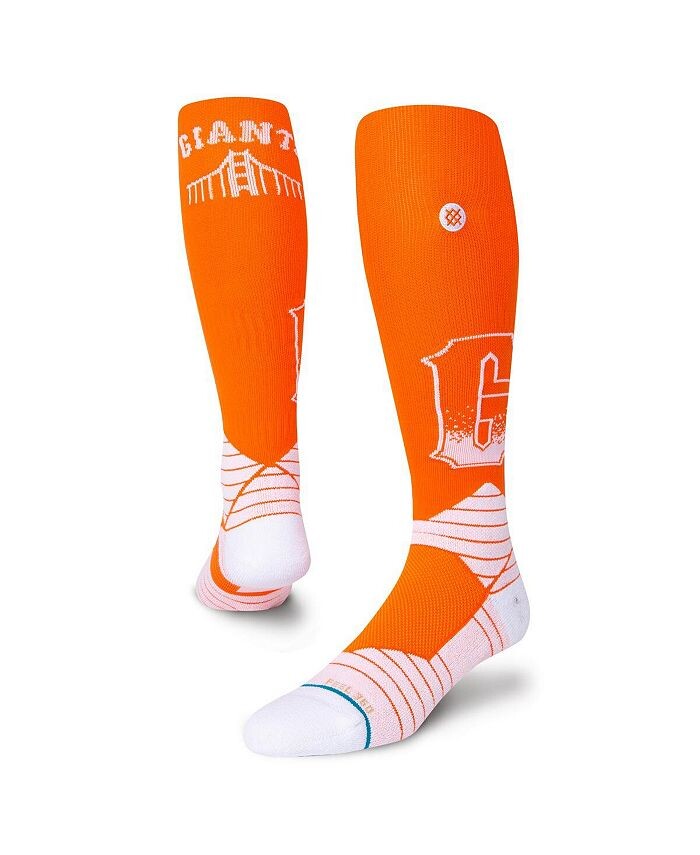 

Мужские оранжевые носки San Francisco Giants City Connect поверх икры Stance, оранжевый