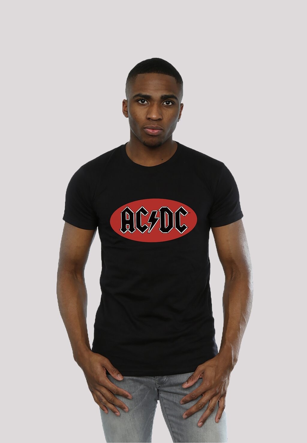 

Футболка с принтом ACDC RED CIRCLE LOGO PREMIUM ROCK METAL MUSIK BAND FAN MERCH F F4NT4STIC, цвет black