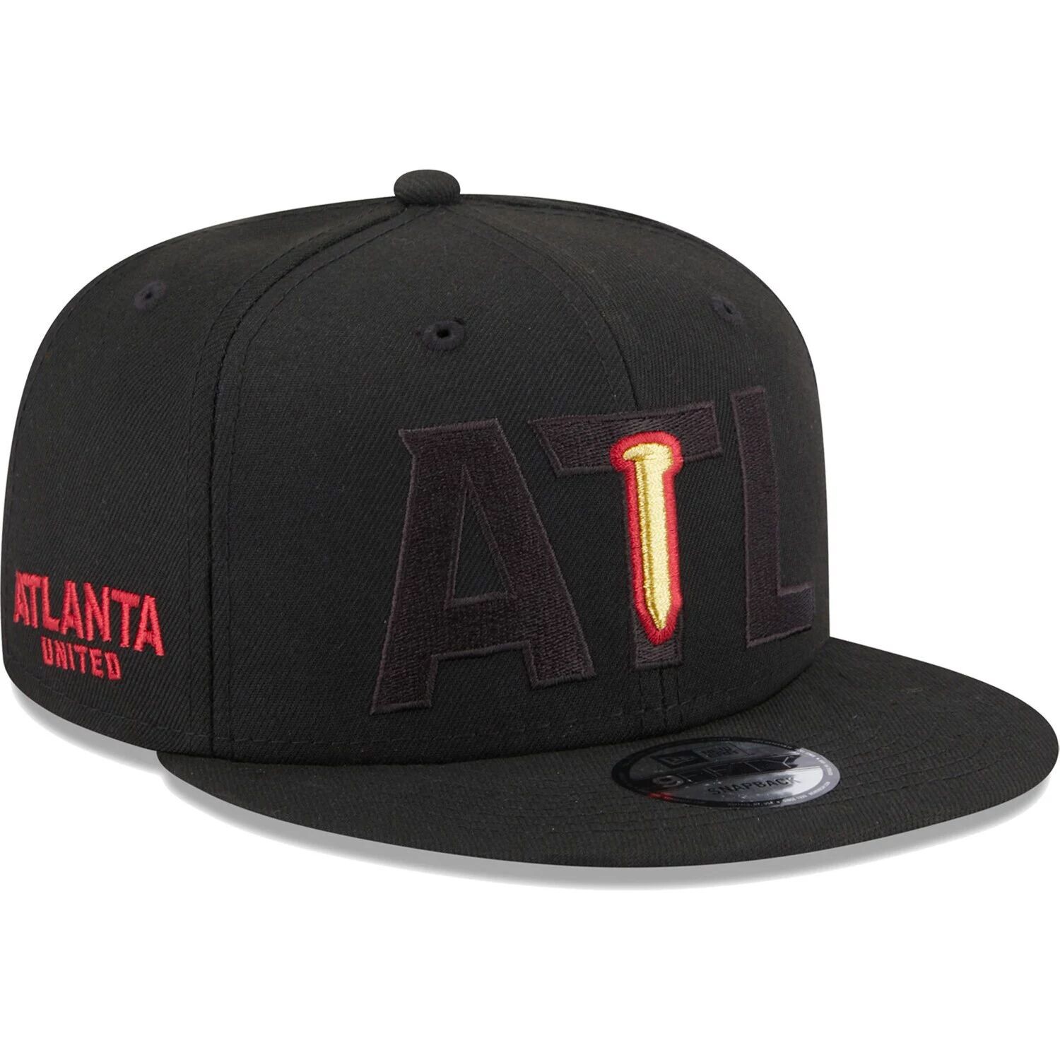 

Мужская черная кепка New Era Atlanta United FC Kick Off 9FIFTY Snapback