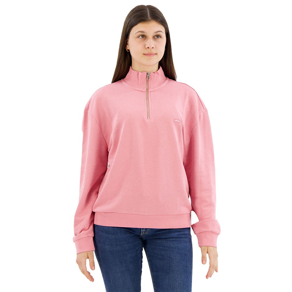 Свитер Levi´s Everyday Half Zip, розовый худи levi s standard hoodie 24693 0020 женская цвет розовый размер s