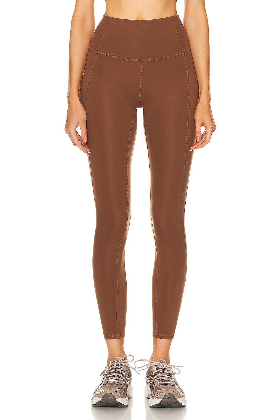 

Леггинсы Varley Lets Move Pocket High 25 Legging, цвет Cocoa Brown