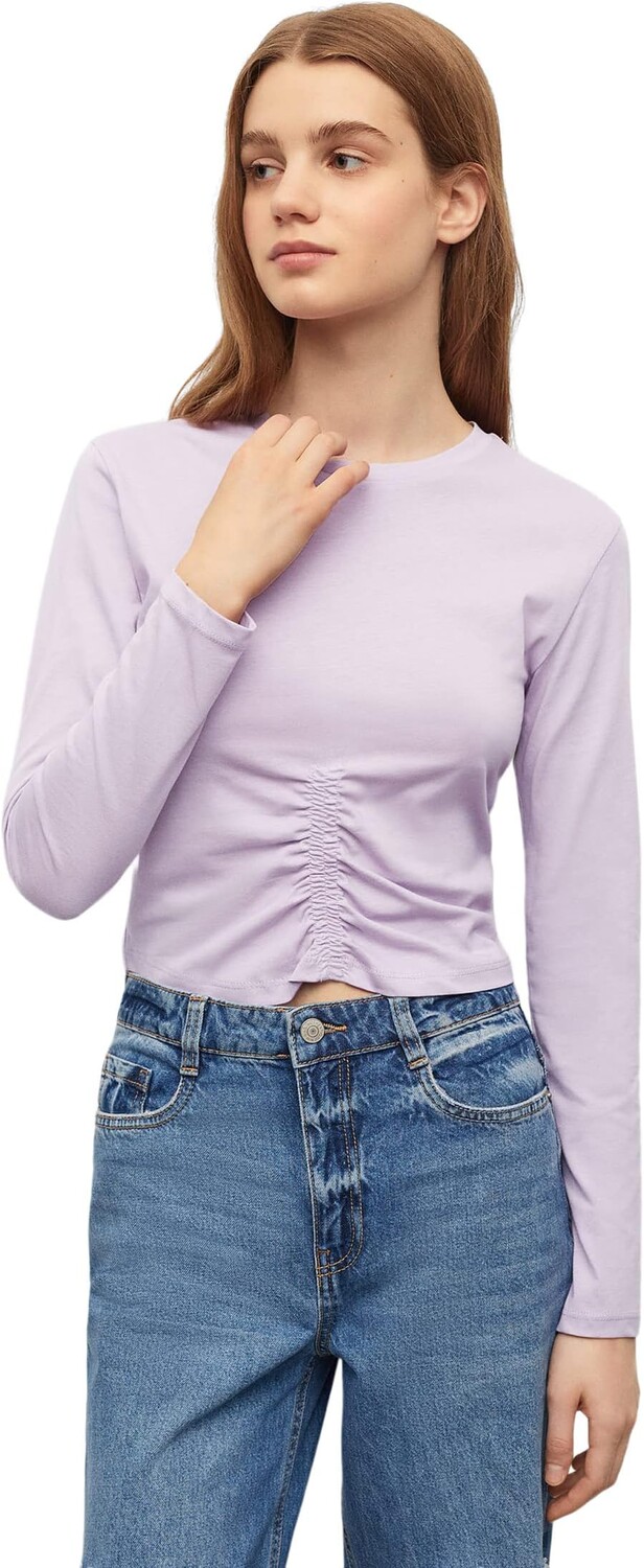 

Футболка Mango Fruncis T-Shirt, цвет Mallow