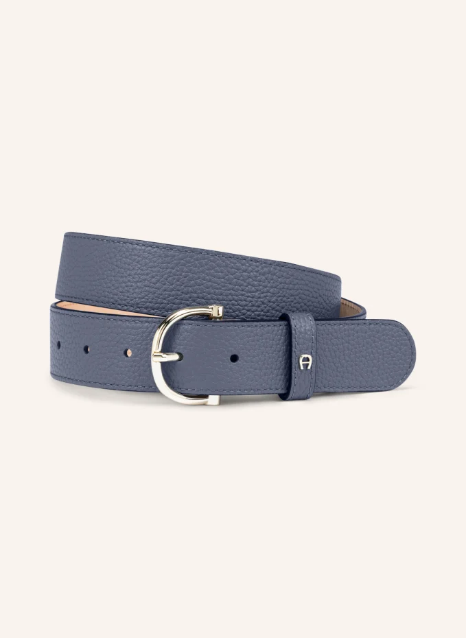 

Кожаный ремень делия Aigner, синий