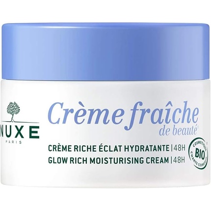 Nuxe Crème Fraîche de Beauté Glow Rich Увлажняющий крем 48H Organic 50 мл