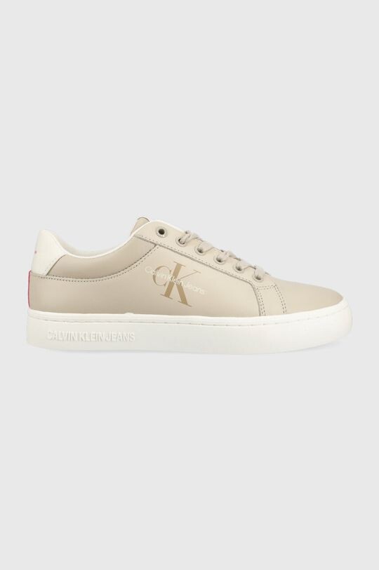 

Кожаные кроссовки CLASSIC CUPSOLE FLUO CONTRAST WN Calvin Klein Jeans, бежевый