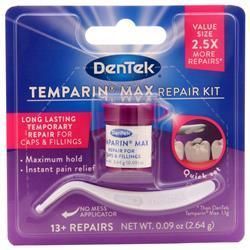 DenTek Ремкомплект Temparin Max 2,64 грамма зубочистки pocket picks 33 шт dentek