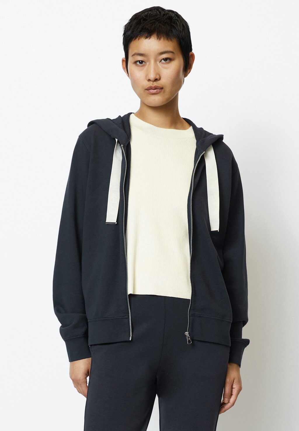 

Толстовка на молнии Marc O'Polo LONG SLEEVE, цвет deep blue sea