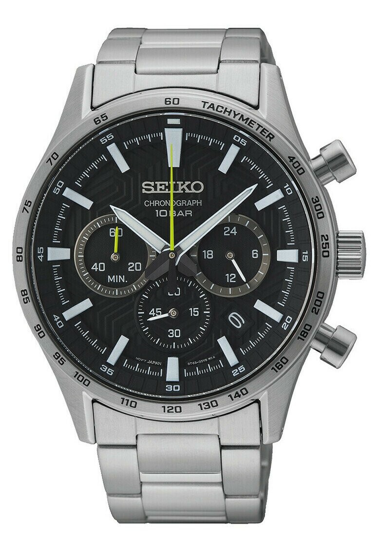 

Хронограф Seiko, цвет silver coloured