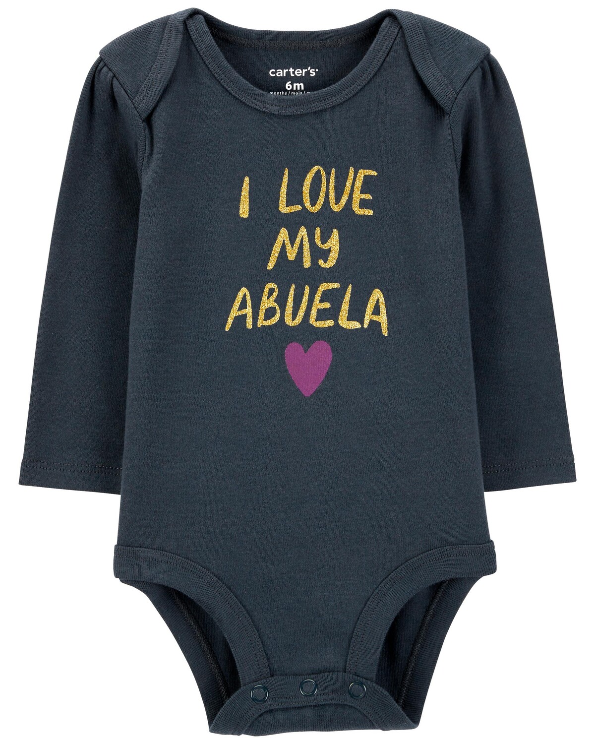 

Боди Baby Abuela с длинными рукавами Carter's, темно-синий