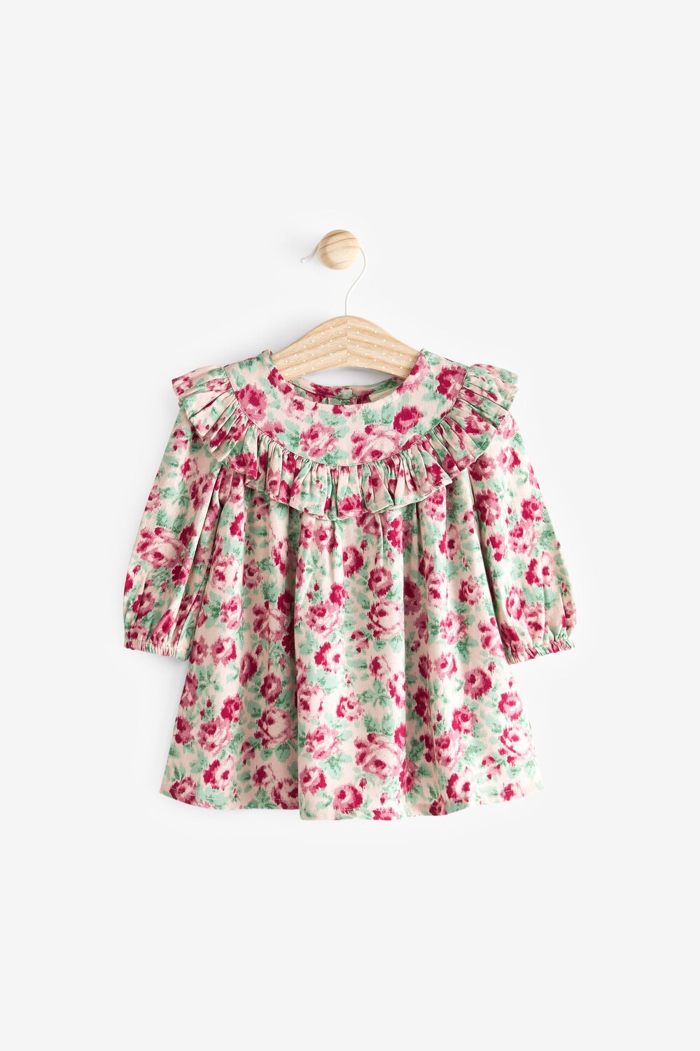 

Платье с рюшами Laura Ashley, розовый