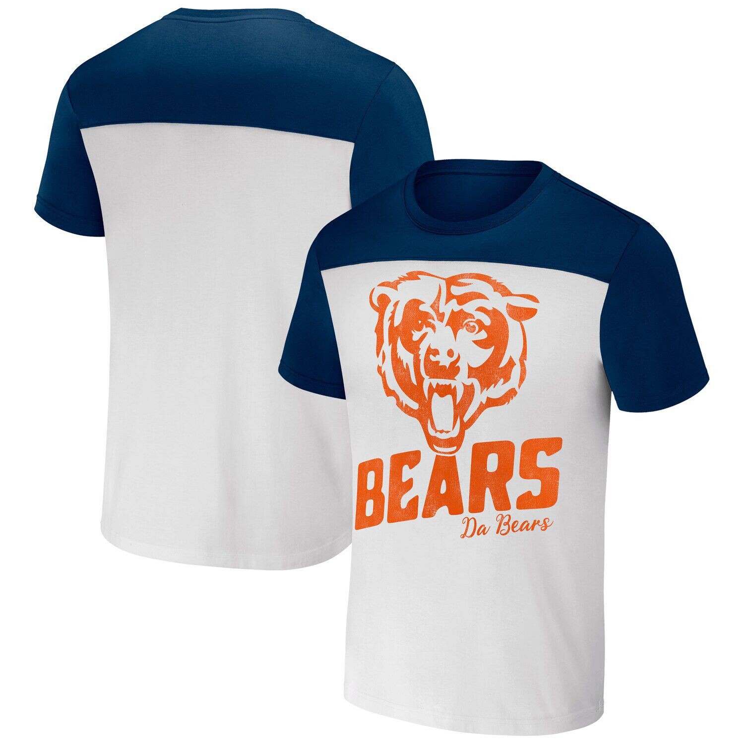 

Мужская футболка NFL x Darius Rucker Collection от Fanatics Cream Chicago Bears с цветными блоками