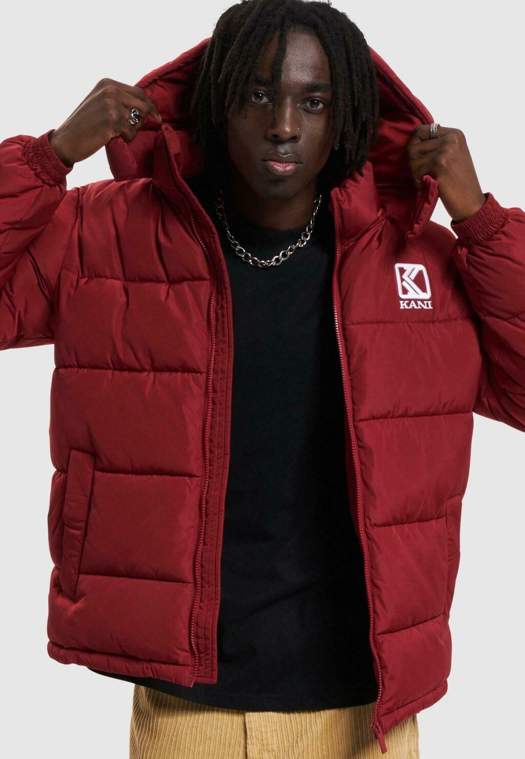 

Куртка Karl Kani OG PUFFER, темно-красный