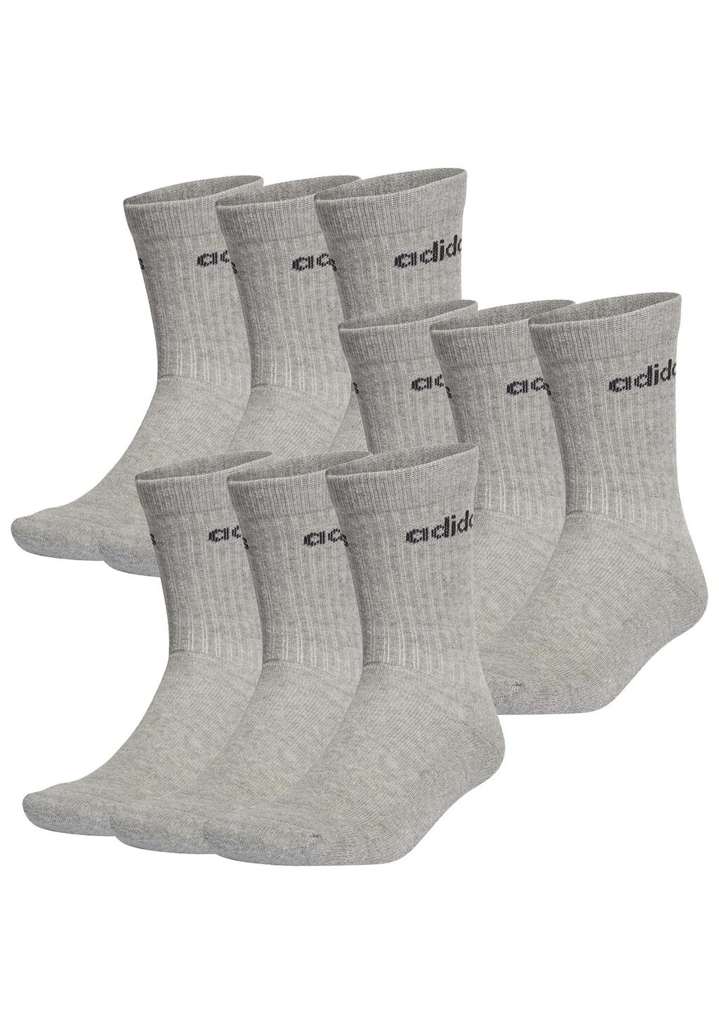 

Носки MULTIPACK adidas Performance, цвет mid grey / black