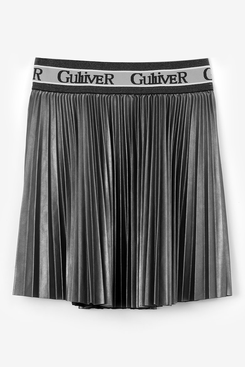 Плиссированная юбка с высокой талией Gulliver, серый