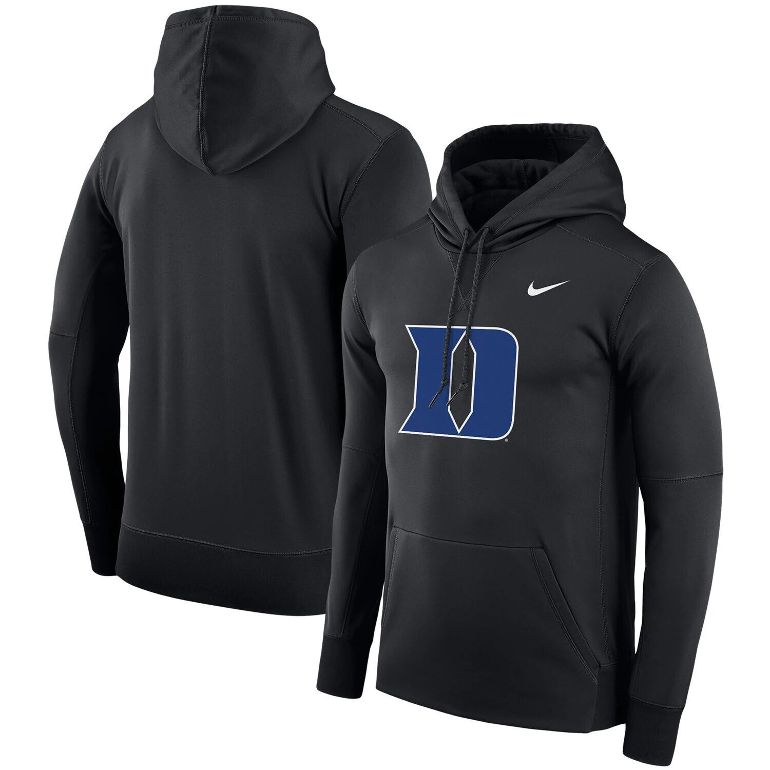 

Мужской черный пуловер с капюшоном Duke Blue Devils Performance Nike