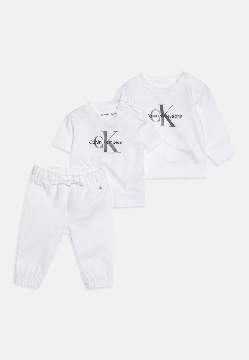 

Толстовка NEWBORN MONOGRAM STARTER GIFTPACK UNISEX SET Calvin Klein Jeans, цвет bright white
