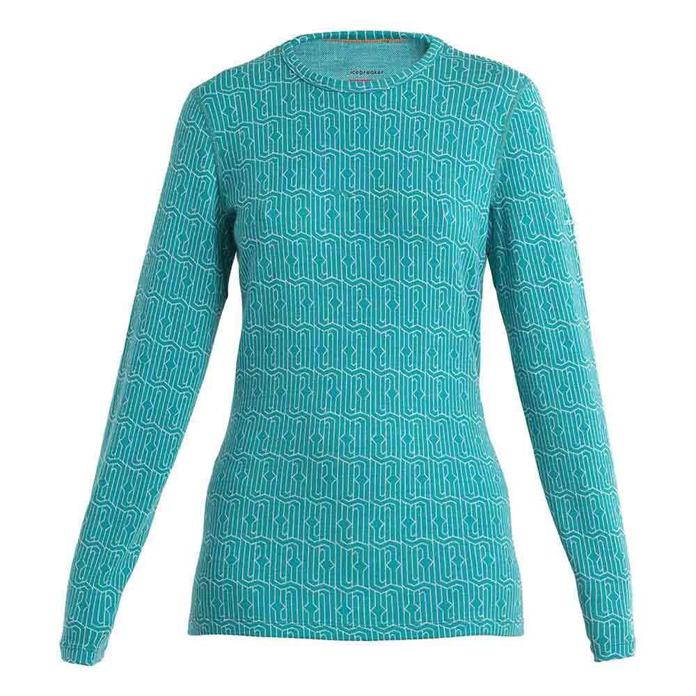 

Базовый слой Icebreaker 260 Vertex Crewe Herenga Merino Long, зеленый