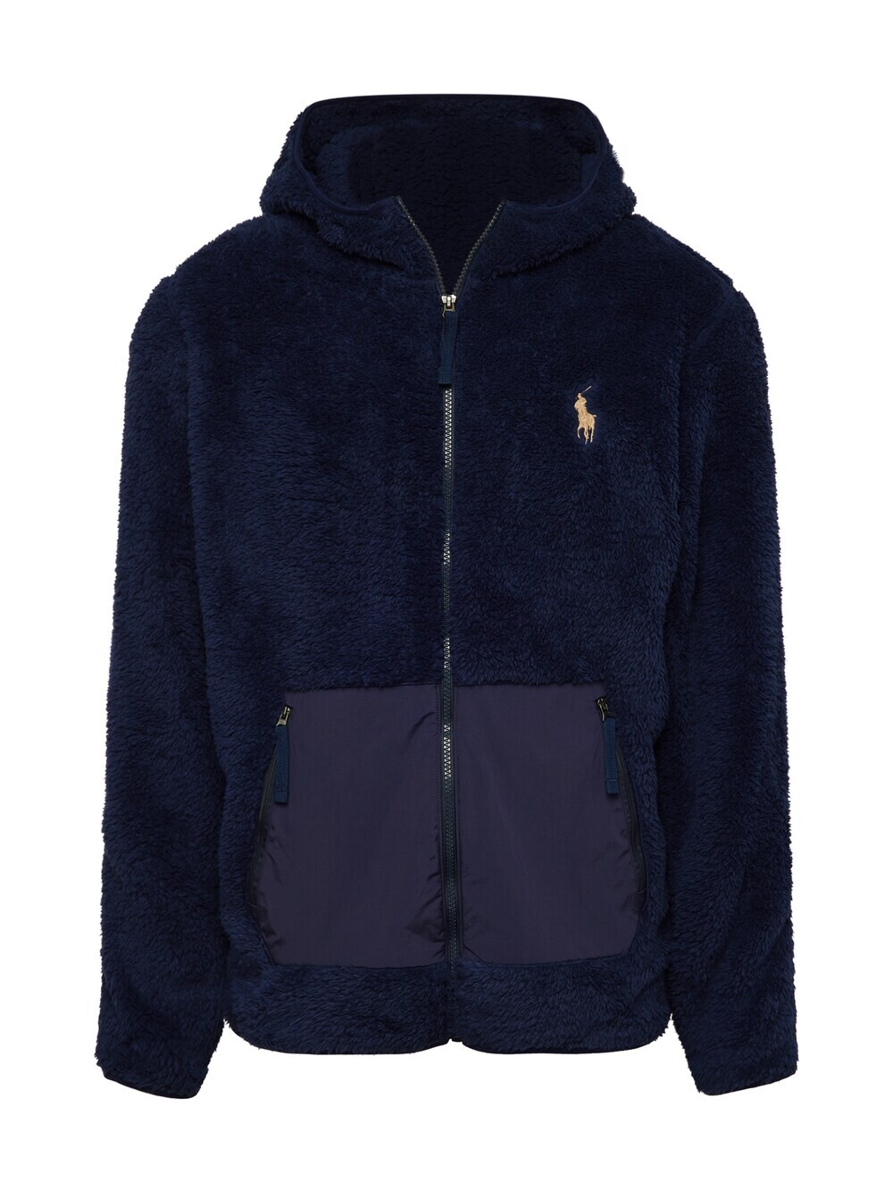

Флисовая жилетка Polo Ralph Lauren, темно-синий