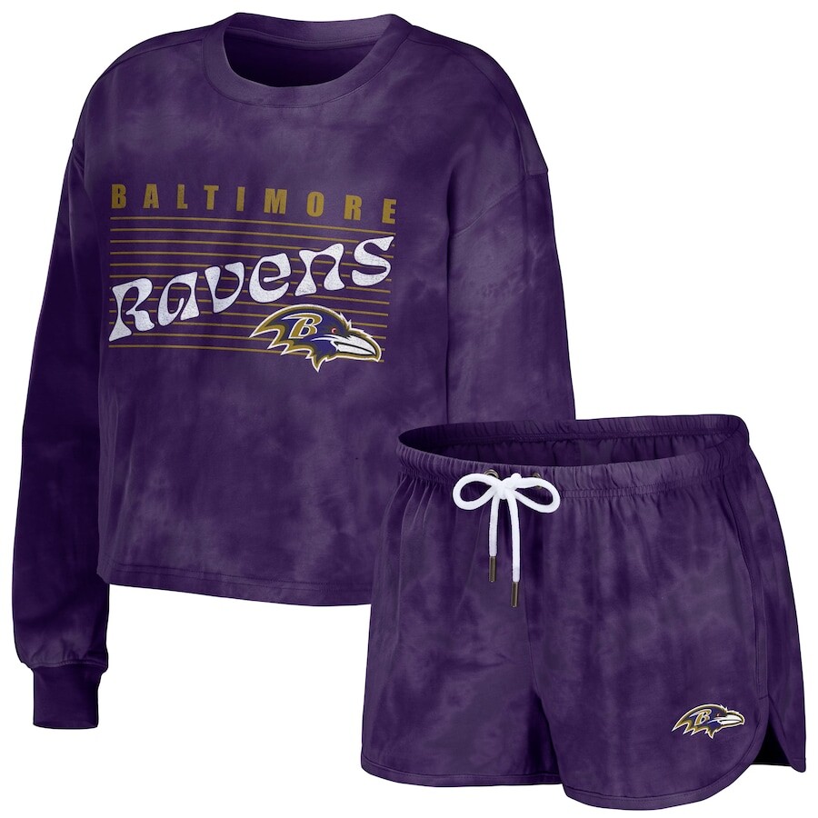 

Пижамный комплект WEAR by Erin Andrews Baltimore Ravens, фиолетовый