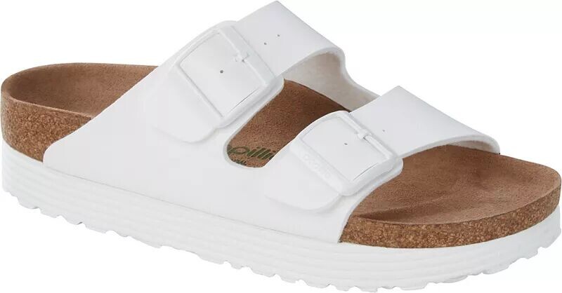 Женские веганские сандалии на платформе Papillio by Birkenstock Arizona, белый