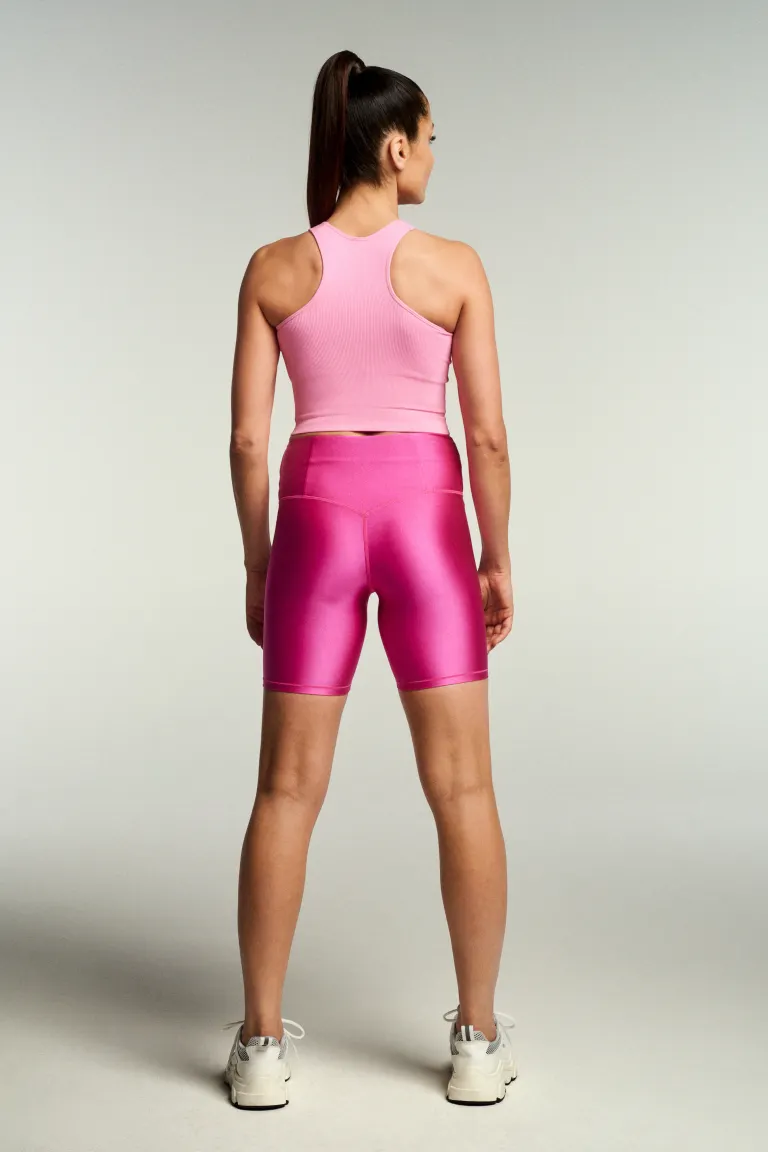 

Блестящие леггинсы от drymove H&M, красный