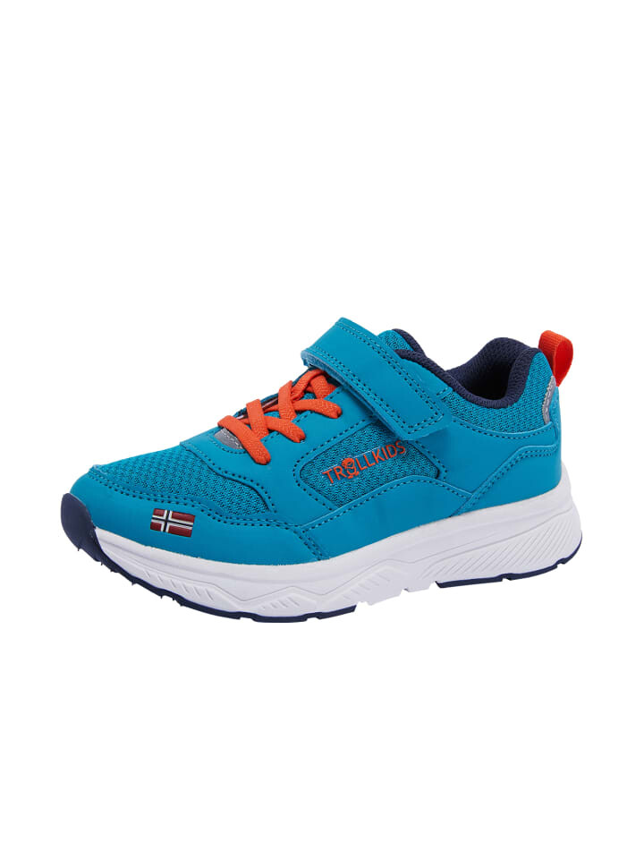 

Низкие кроссовки Trollkids Haugesund, цвет lake blue