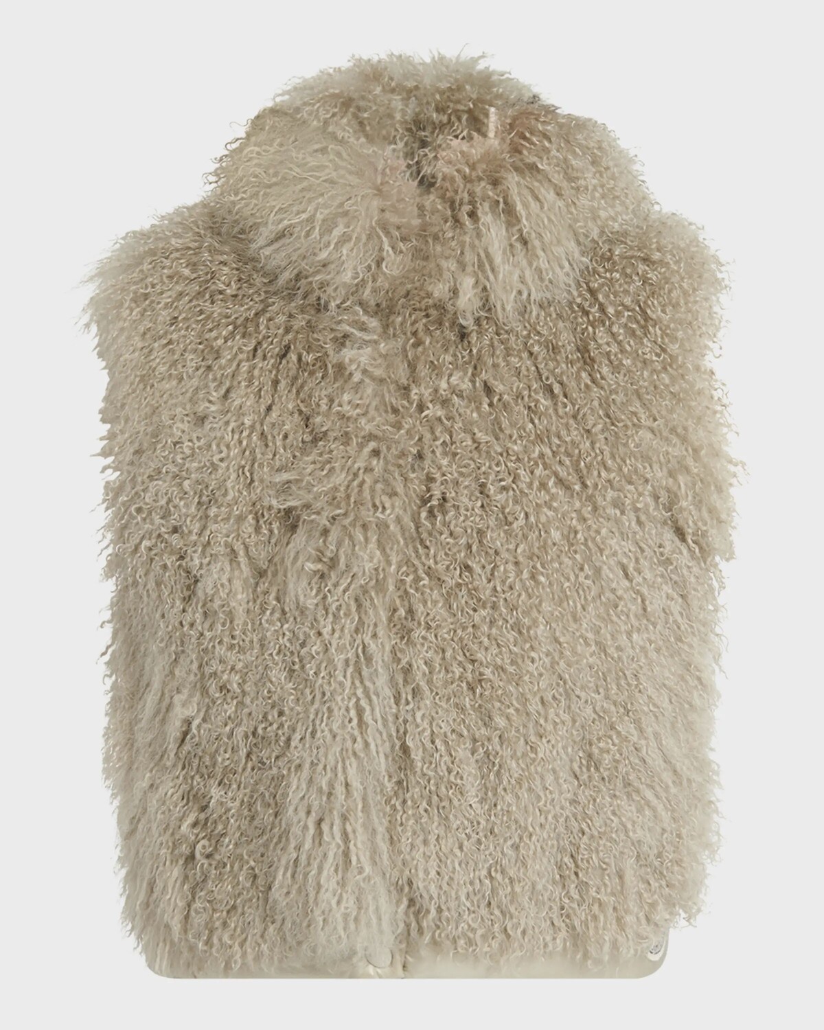 

Пуховик из овчины Ermione Moncler, бежевый