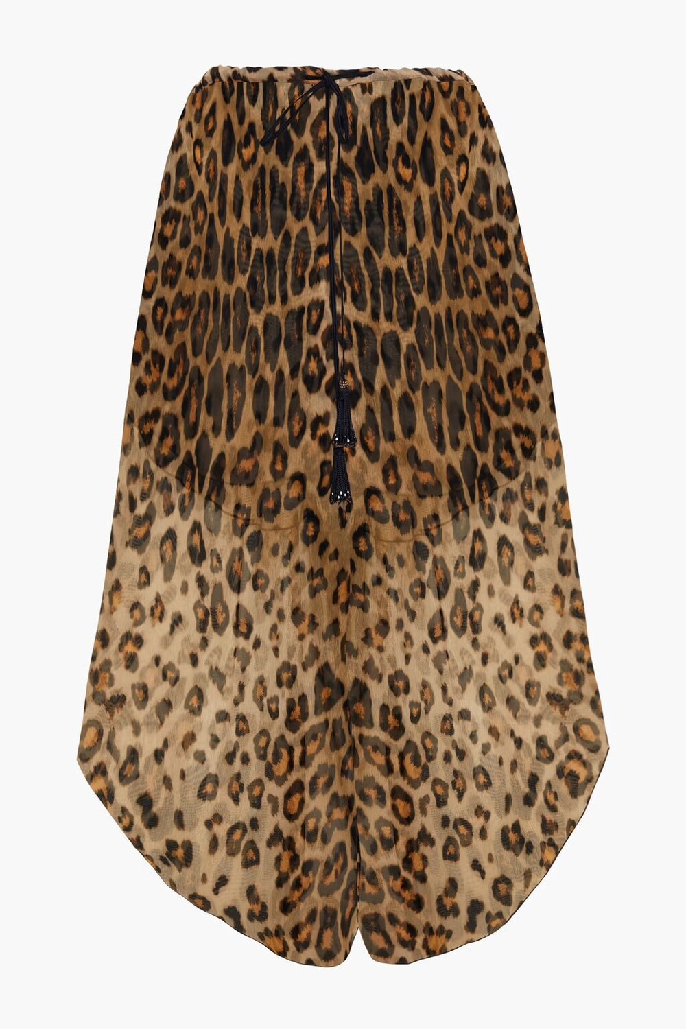 

Кюлоты из шелкового шифона с леопардовым принтом Etro, цвет Animal print