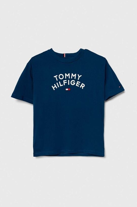 

Хлопковая футболка для детей Tommy Hilfiger, синий