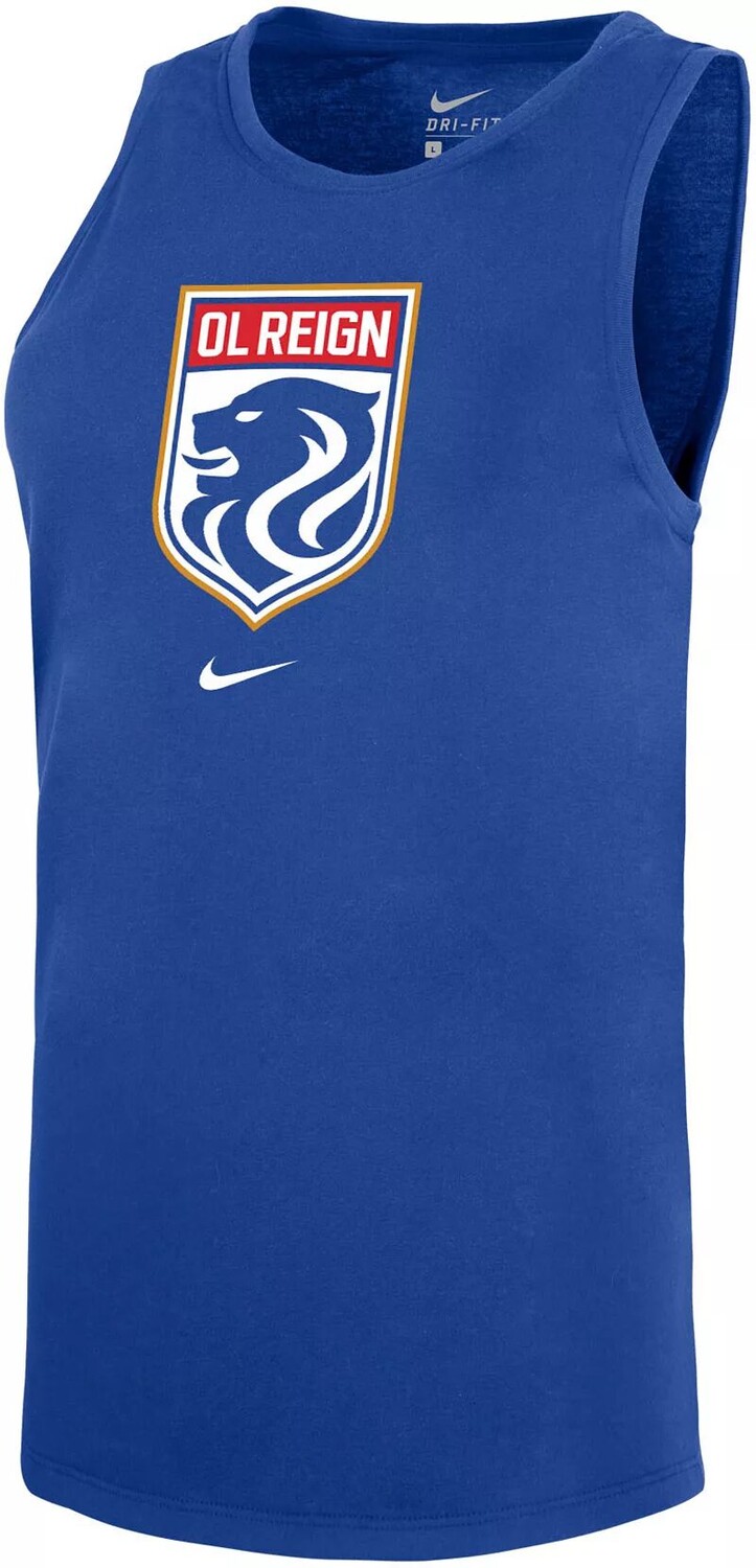 

Женская майка Tomboy OL Reign FC Crest Royal Dri-FIT Nike
