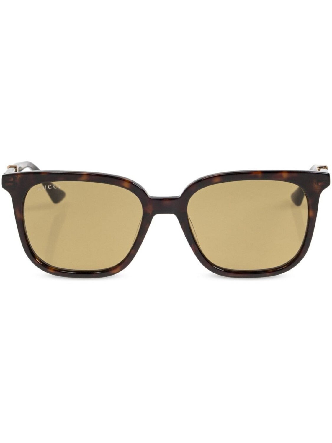 

Gucci Eyewear солнцезащитные очки в квадратной оправе, коричневый