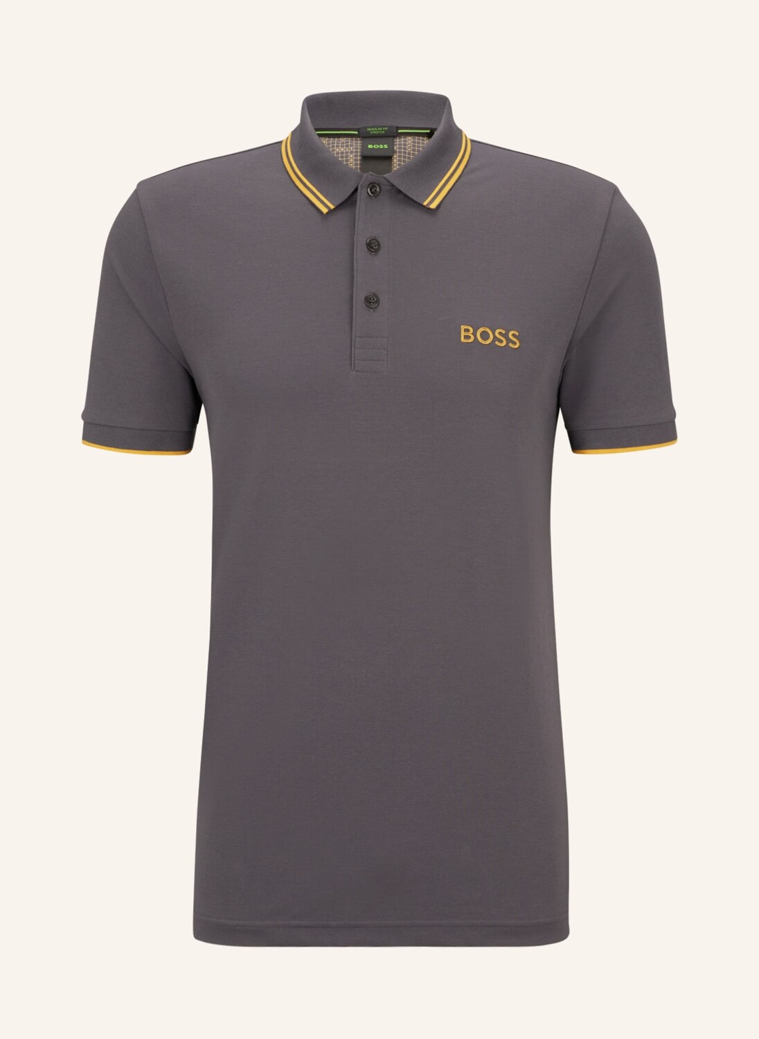 

Рубашка поло BOSS Funktions PADDY PRO Regular Fit, серый